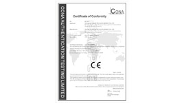 CE認證證書 CE認證證書